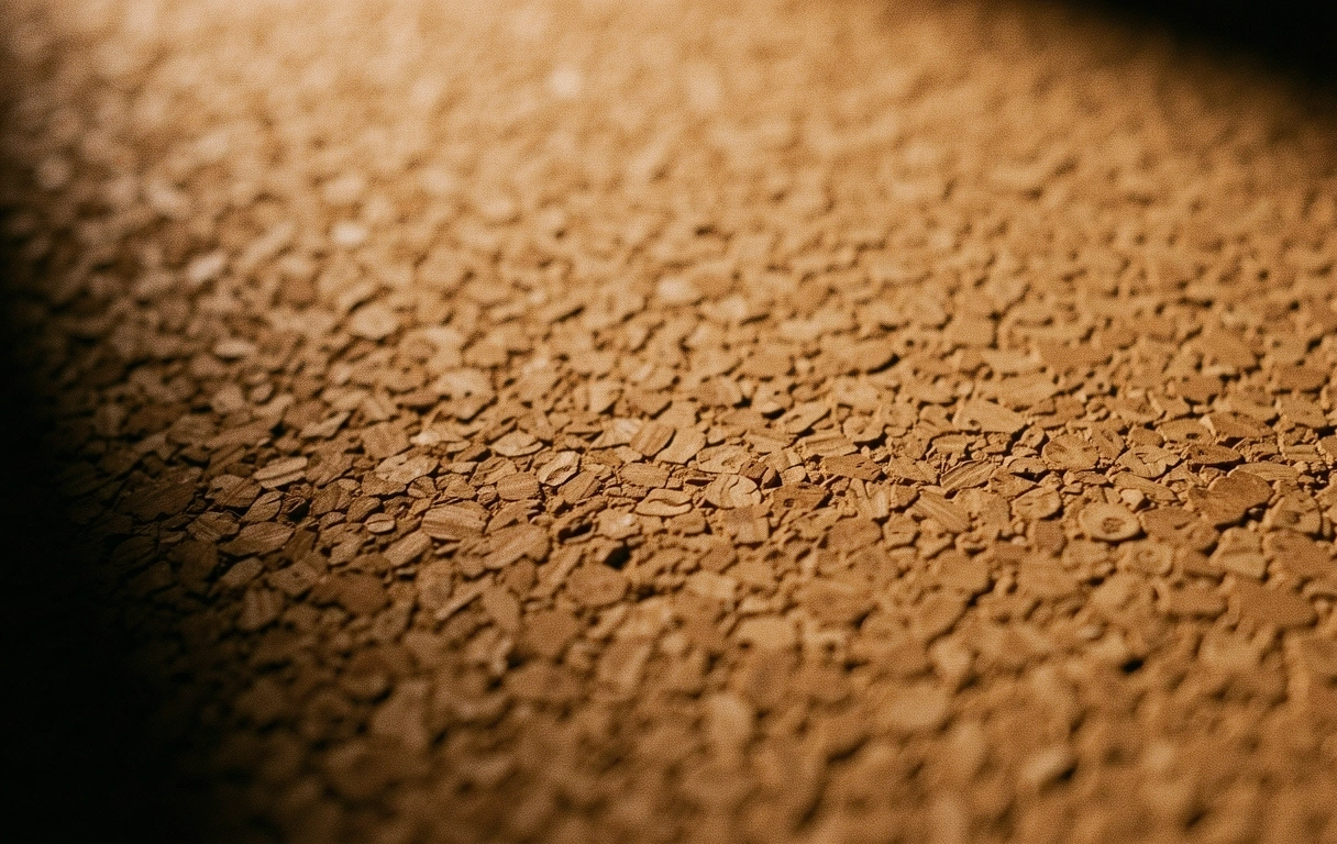 Textura de corcho absorbente